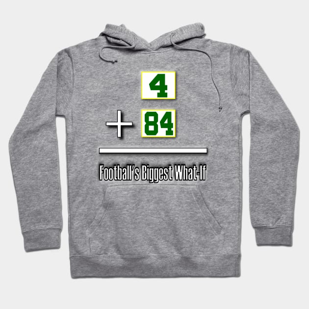 Favre Plus Sharpe Equals Football's Biggest What-If Hoodie by Retro Sports